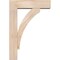 Ekena Millwork Thorton Block Smooth Bracket w/ Offset Brace, Douglas Fir, 5 1/2"W x 18"D x 26"H BKT0604X18X26THR05SDF - alternate 2